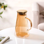 Amber Jug with Metal Lid 1800ml