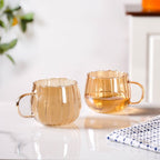 Amber Pumpkin Tea Cup Set Of 2 400ml