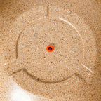 Planterra Beige Round Lotus Planter 15x9 Inch