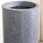 Planterra Grey Tall Cylindrical Planter 18x9 Inch