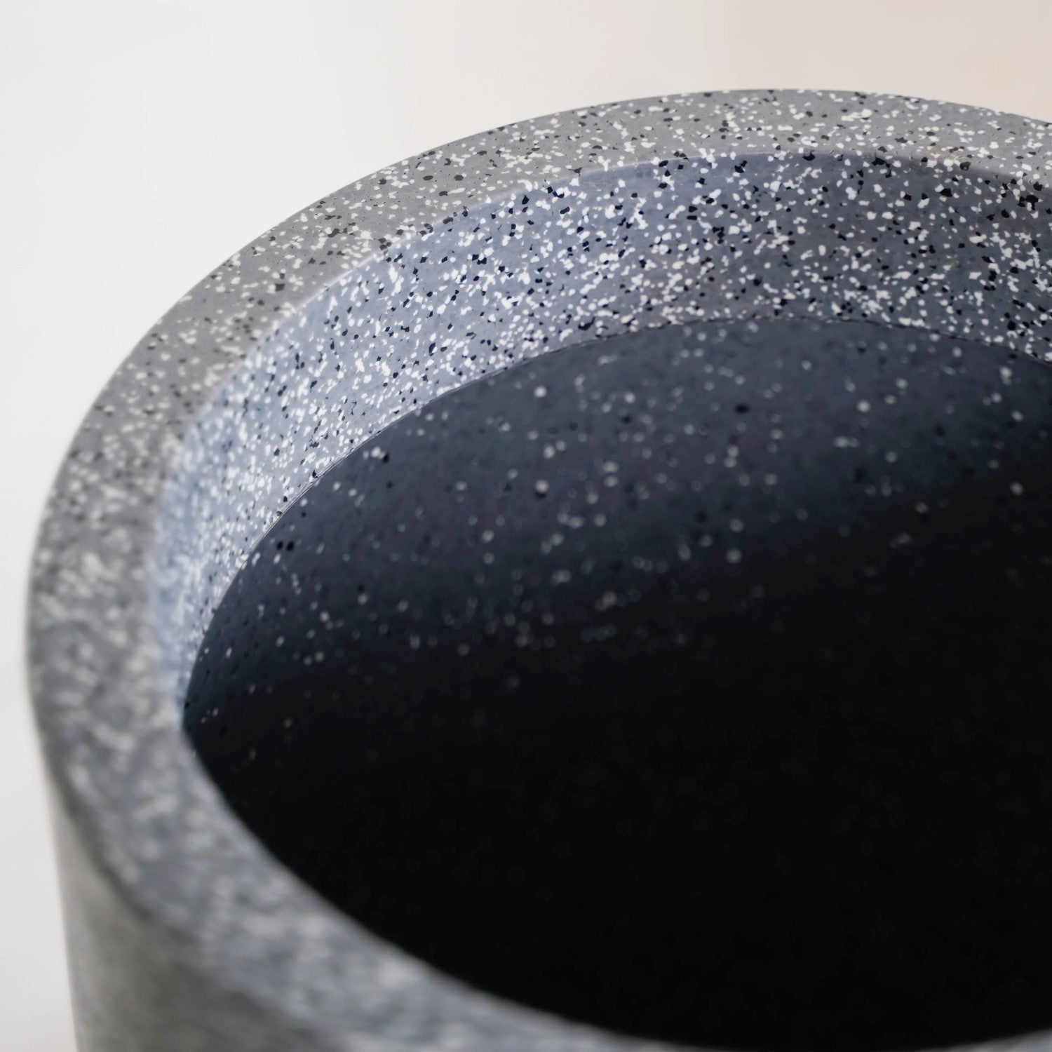 Planterra Grey Tall Cylindrical Planter 18x9 Inch