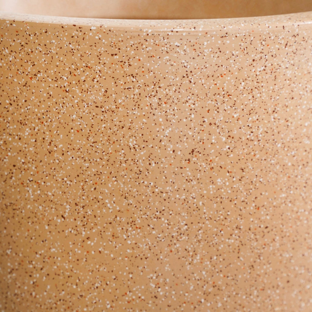 Planterra Large Beige Planting Pot 15x14 Inch