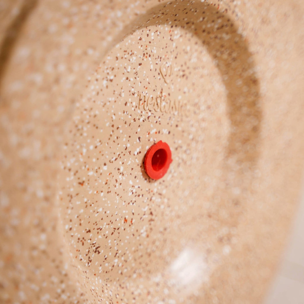 Planterra Large Beige Planting Pot 15x14 Inch