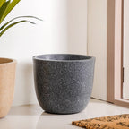 Planterra Large Charcoal Grey Planting Pot 15x14 Inch