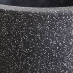Planterra Large Charcoal Grey Planting Pot 15x14 Inch