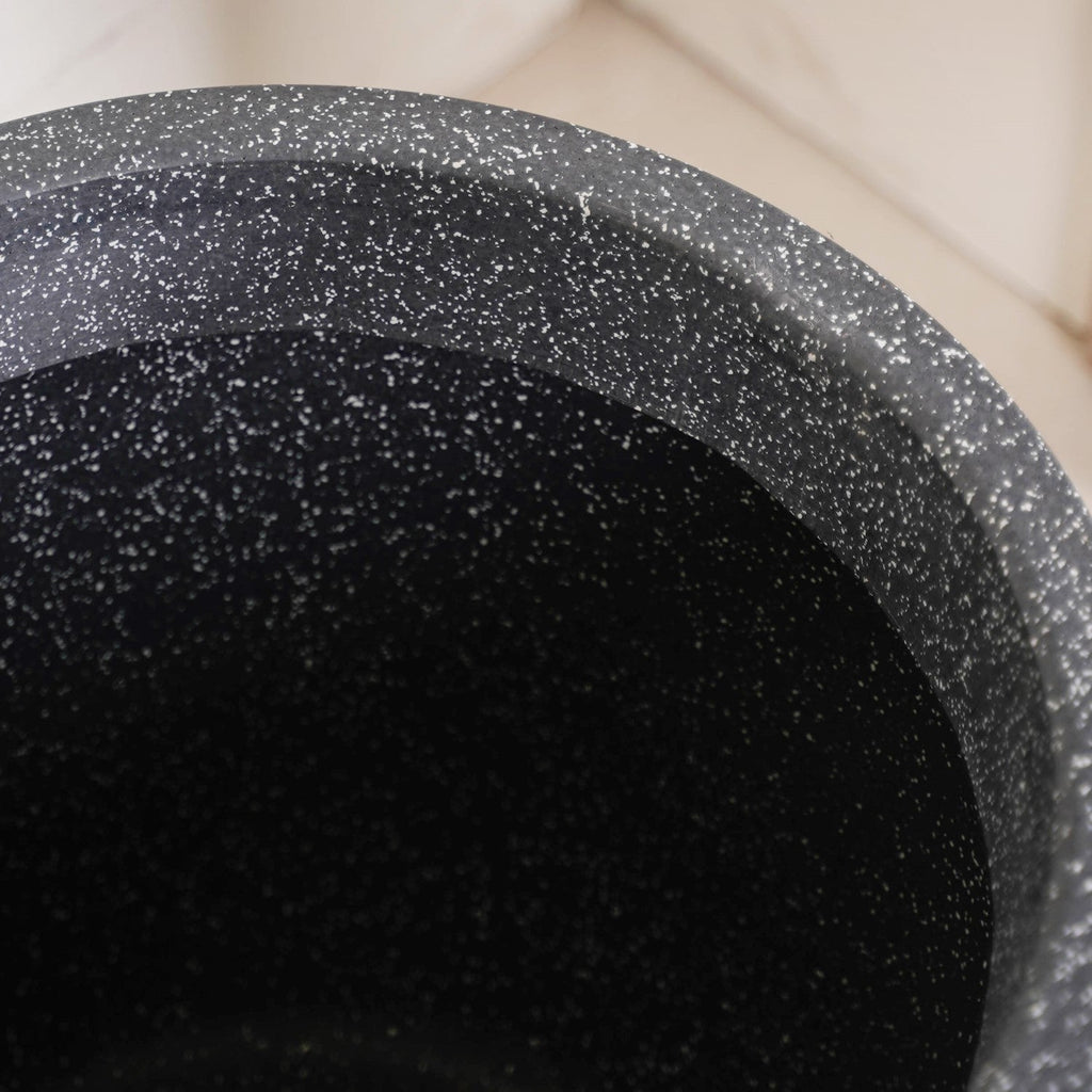 Planterra Large Charcoal Grey Planting Pot 15x14 Inch