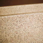 Planterra Modern Beige Trough Planters 24x8 Inch