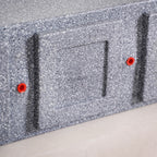 Planterra Modern Grey Trough Planter 24x8 Inch