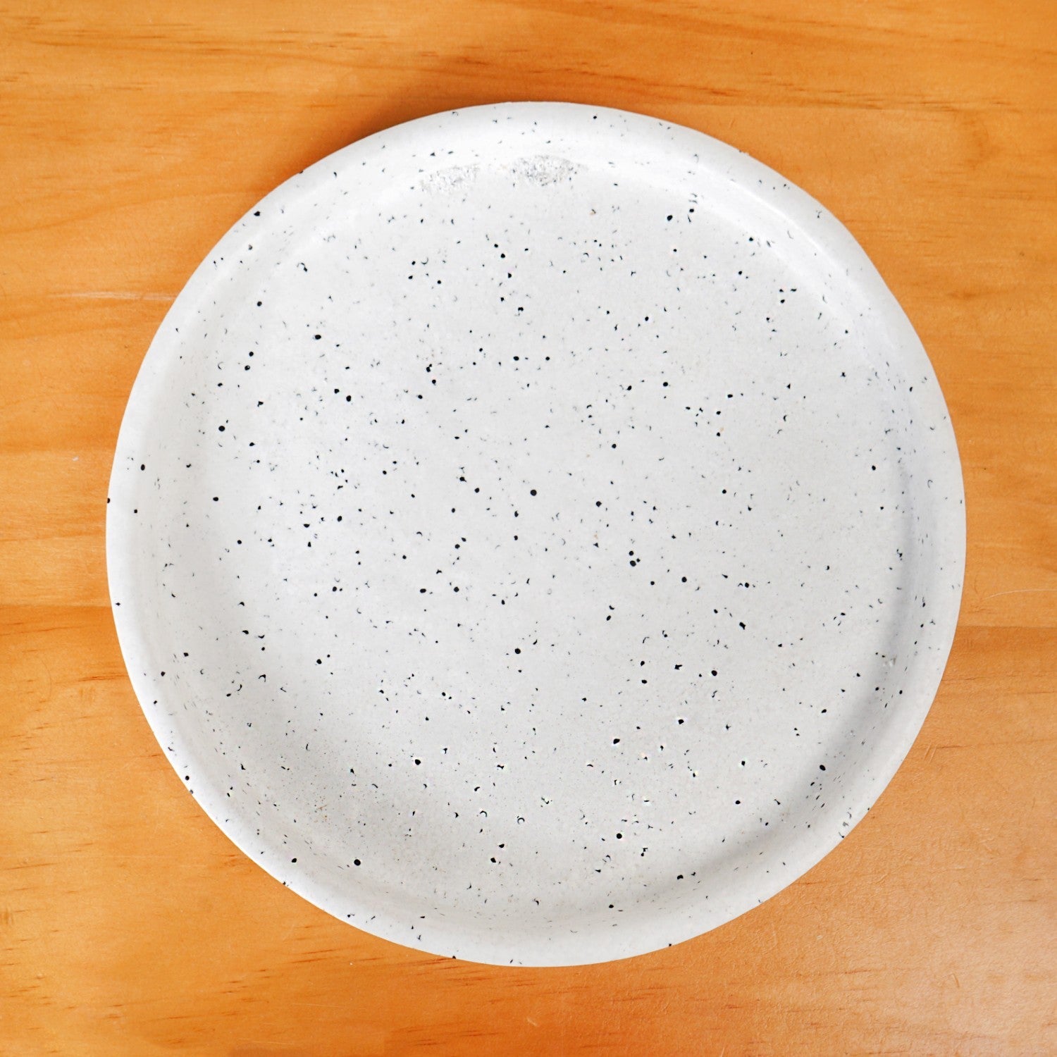 Planterra White Planter With Plate 10x9 Inch