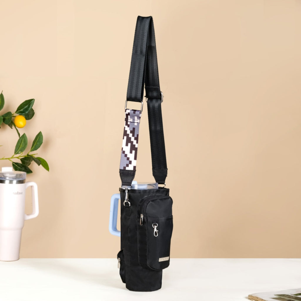 Aqua Cradle Water Bottle Holder Black