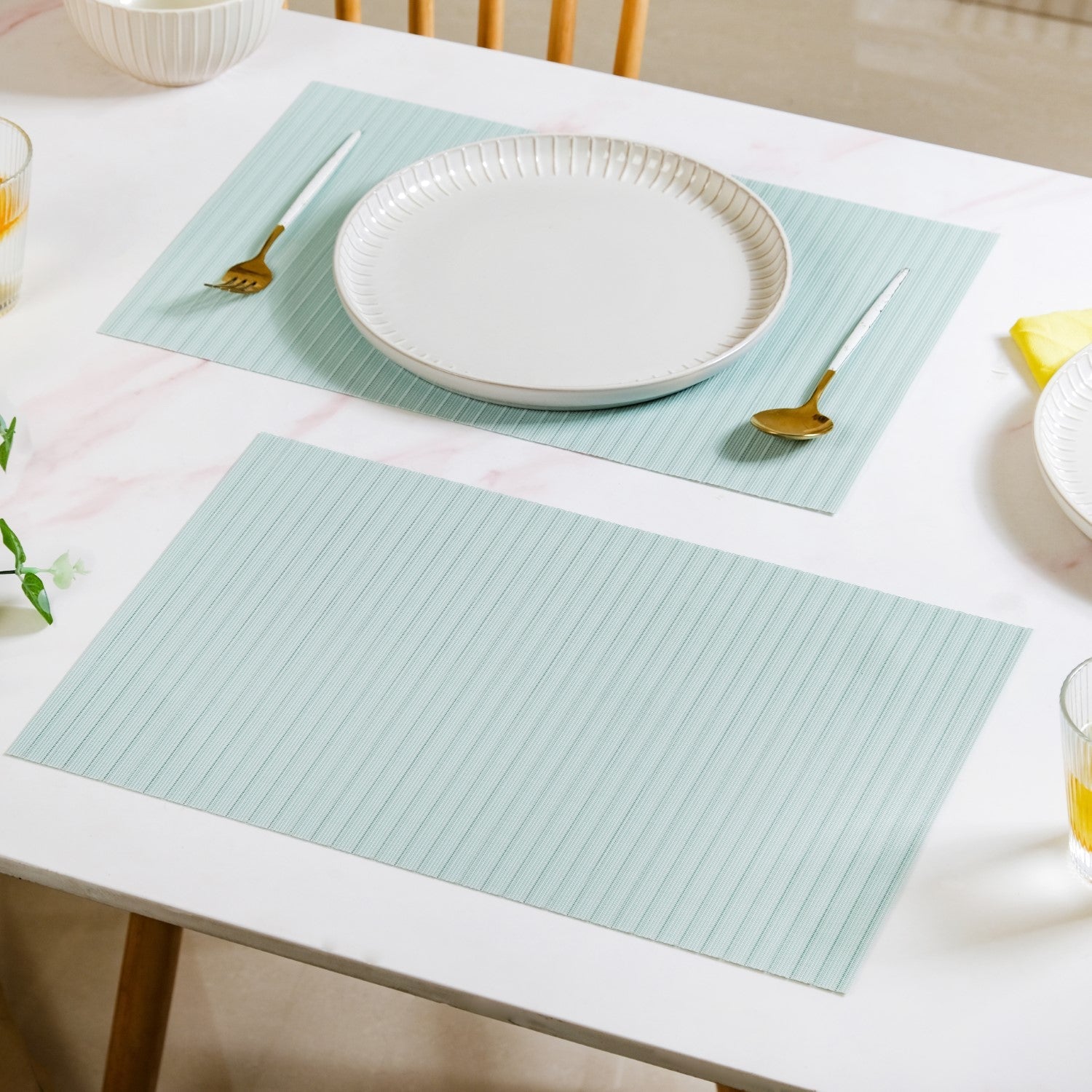 Aqua Table Mat Set Of 6
