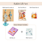 Aqua Bloom Rakhi Lumba Set