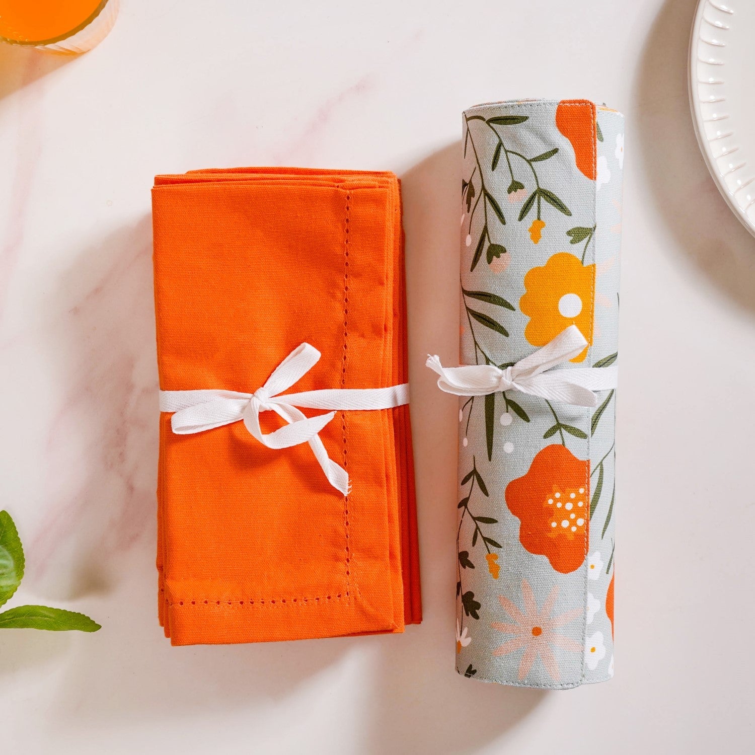 Arancia Table Mats And Matching Napkins Set Of 12