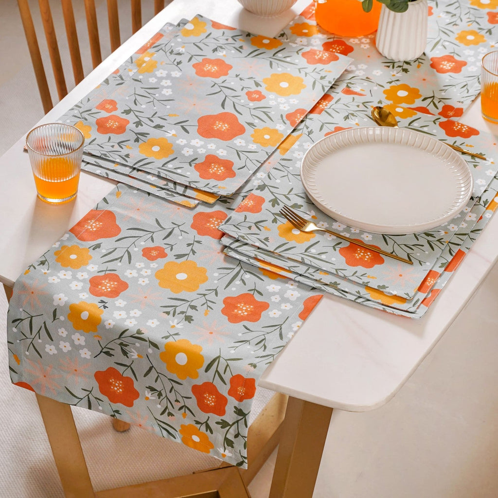 Arancia 7 Piece Table Mat And Runner Set