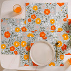 Arancia 7 Piece Table Mat And Runner Set