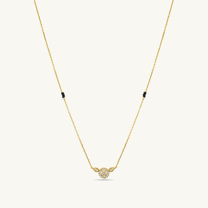 Annapurna Diamond Mangalsutra | BIS Hallmarked | 18k Gold Vermeil