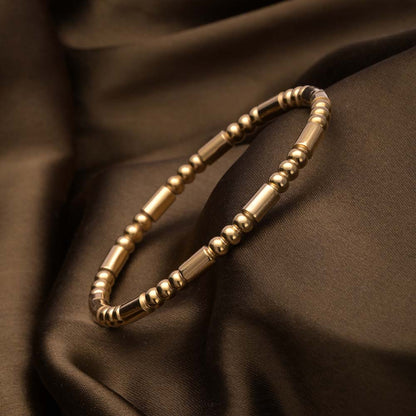 Golden Stream Bangle Bracelet