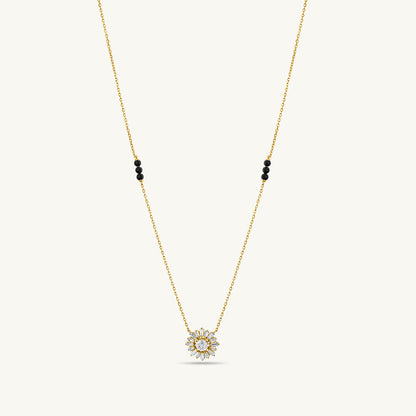 Hamsini Diamond Mangalsutra | BIS Hallmarked | 18k Gold Vermeil