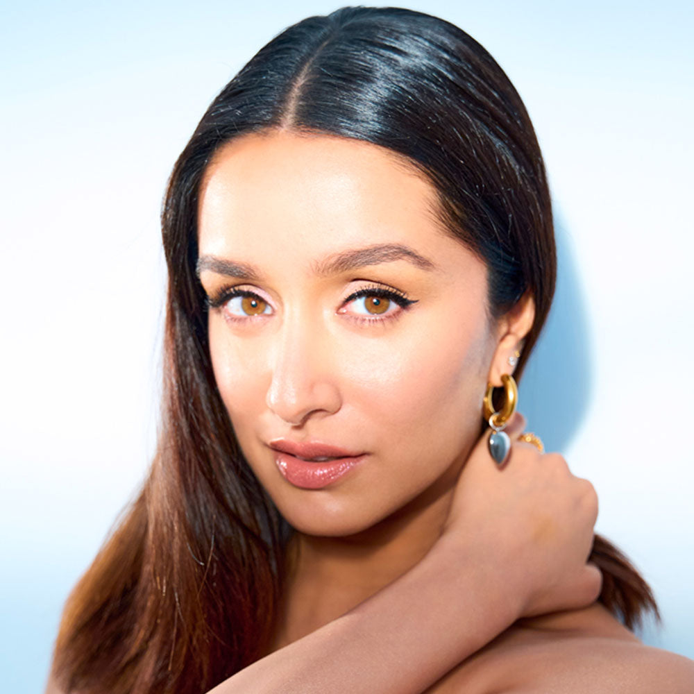 Bi-Metal Chunky Heart Hoop Earrings