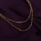 Cosmic Chain Two Layered Necklace