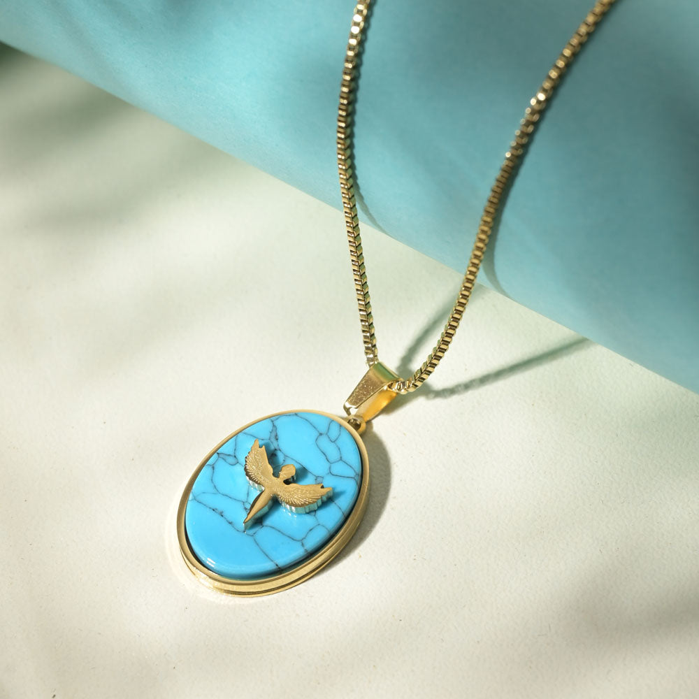 Blue Angel Necklace