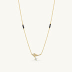 Bow & Arrow Princess-Cut Diamond Mangalsutra | 18k Gold Vermeil