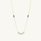Baguette Stone Dainty Simle Bar Mangalsutra | 18k Gold Vermeil