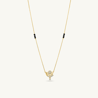 Chasing Sunrise Mini Stones Mangalsutra | 18k Gold Vermeil