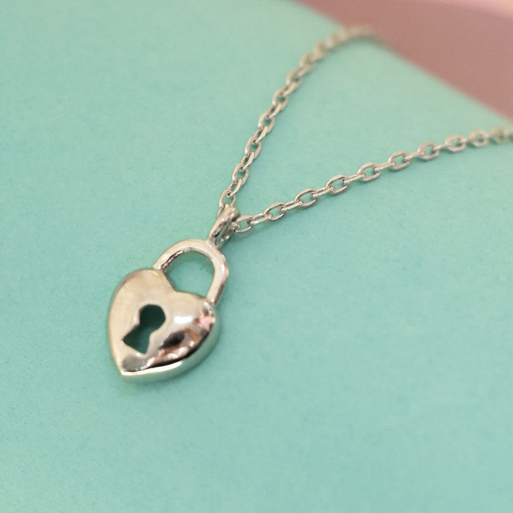 Love Lock Necklace- 925 Silver