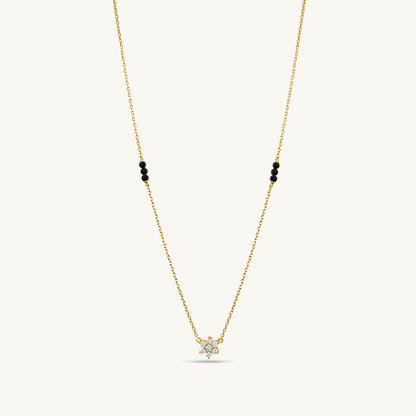 Maya Diamond Mangalsutra | BIS Hallmarked | 18k Gold Vermeil