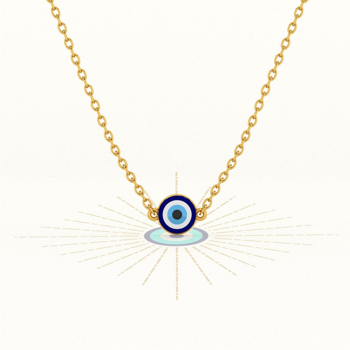 Evil Eye Classic 925 Silver Necklace