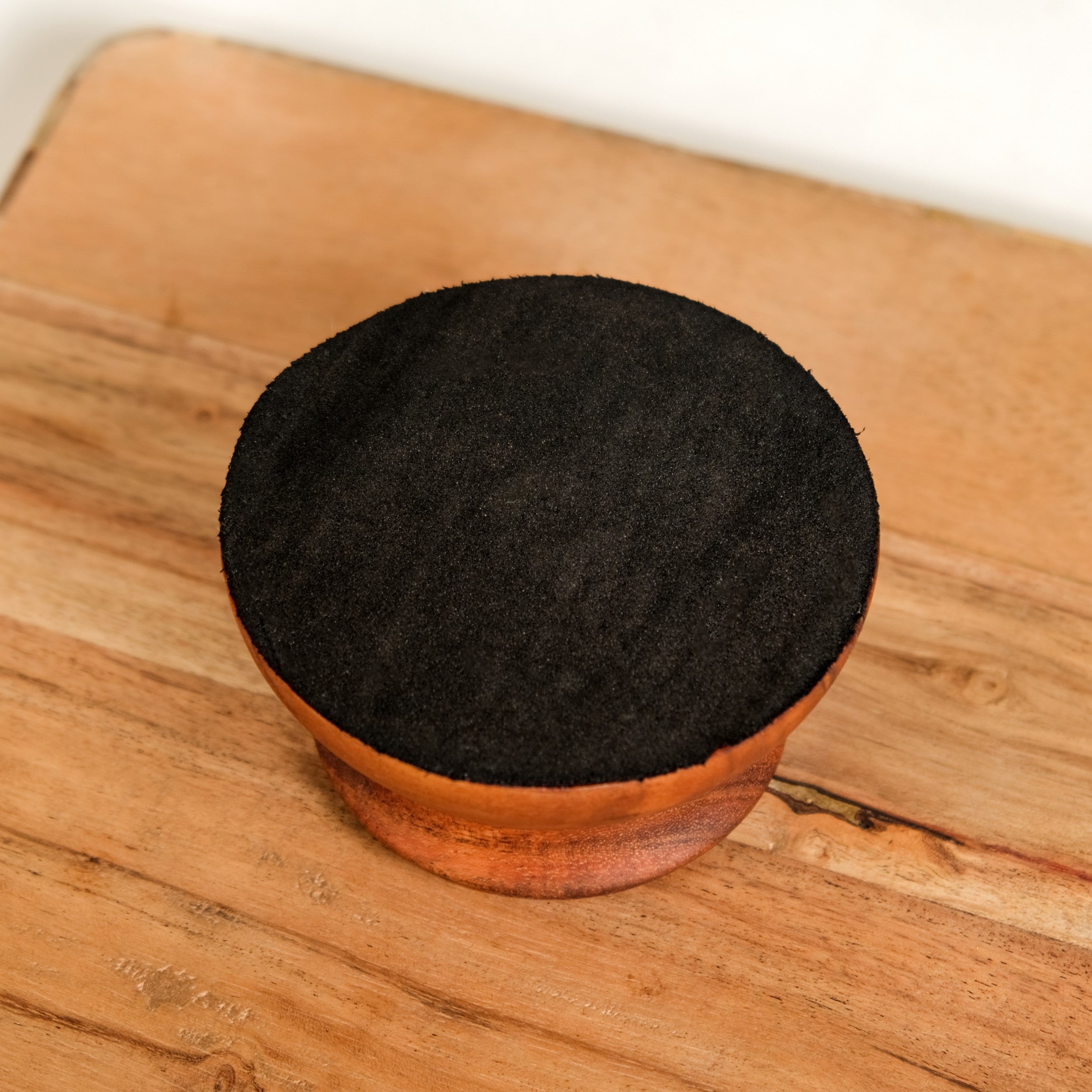 Artisanal Chevron Square Wooden Dessert Riser 26x26cm