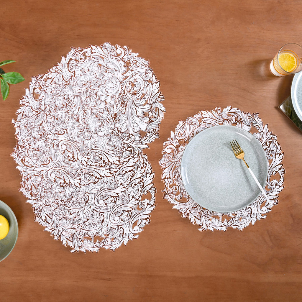 Auburn Luxe Round Tablemat Set Of 6