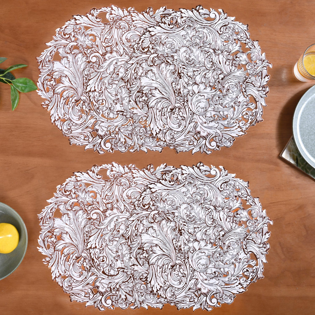 Auburn Luxe Round Tablemat Set Of 6