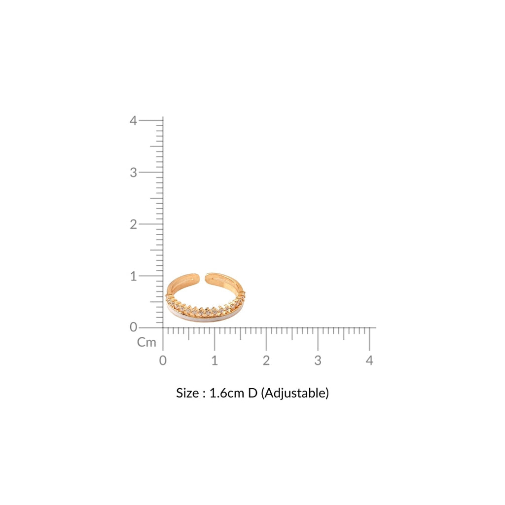 Aurora Blush Gold Ring