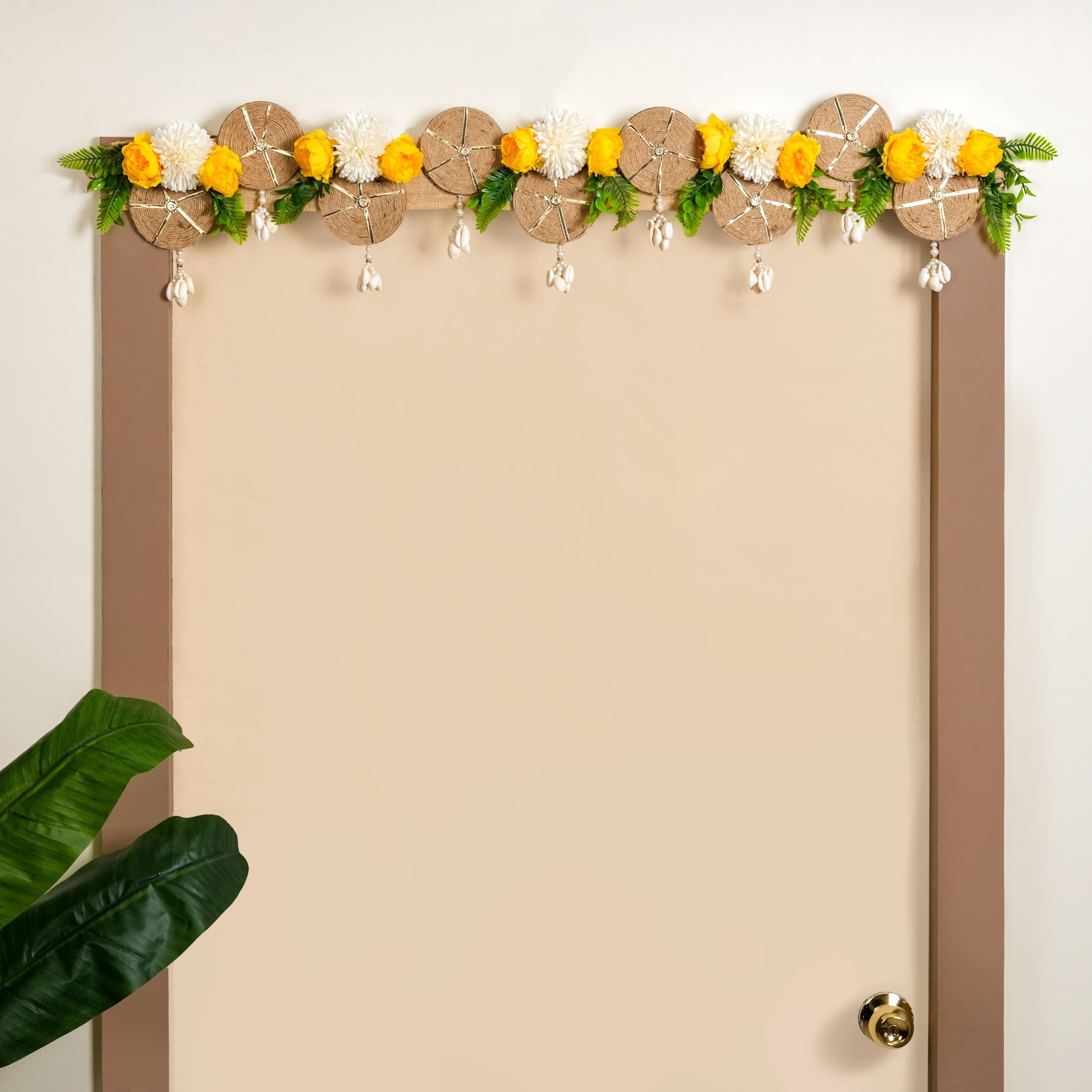 Auspicious Blossom Wall Toran For Festivities