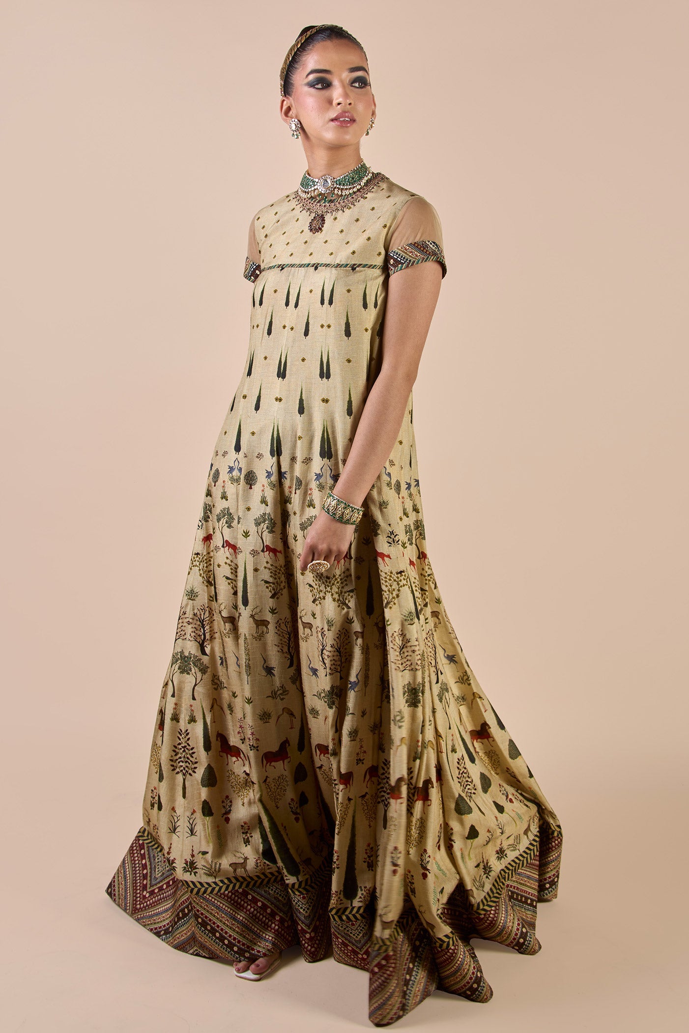 Crème Ivory Anarkali | CHHĒ