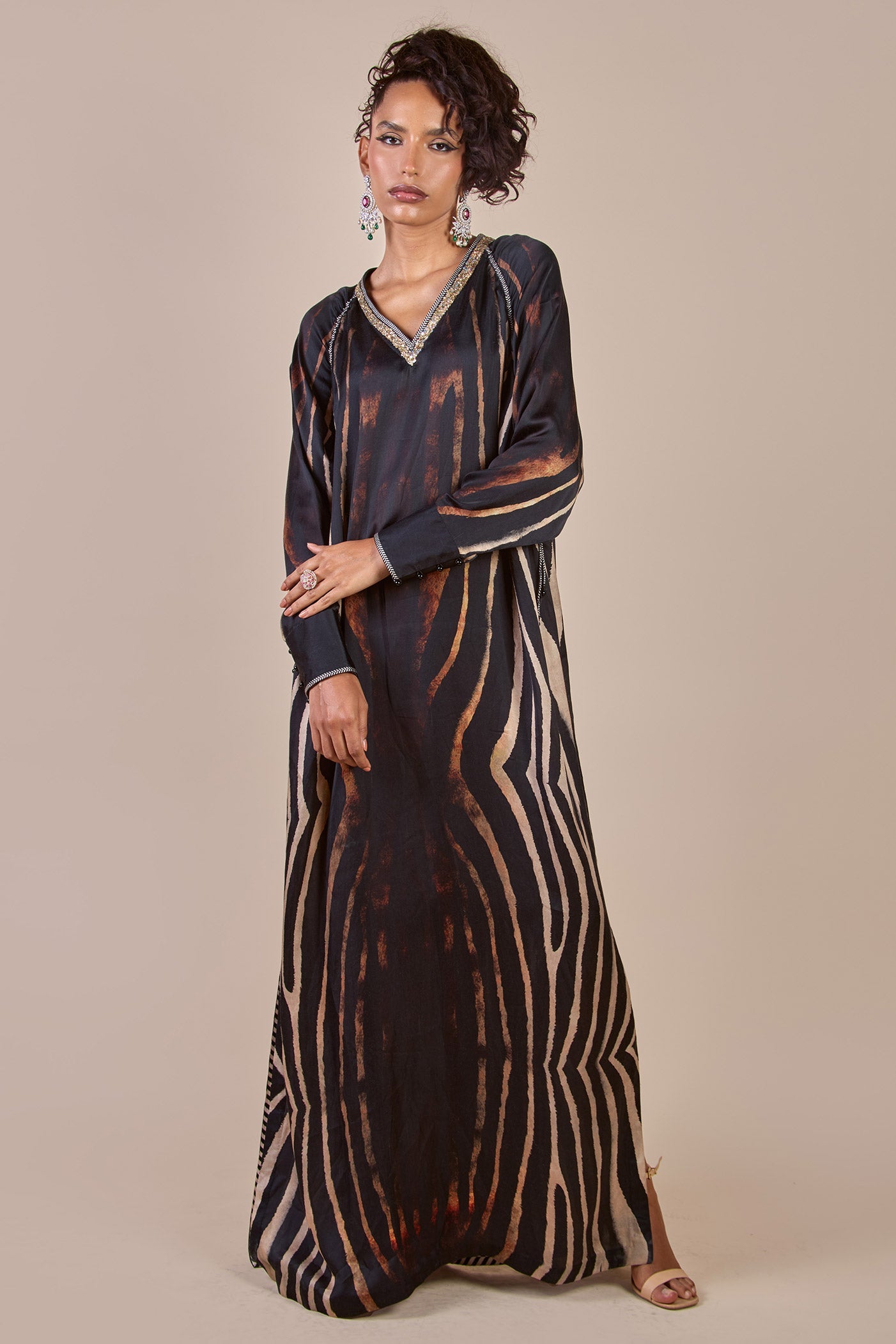 Zebra Print Kaftan | CHHĒ