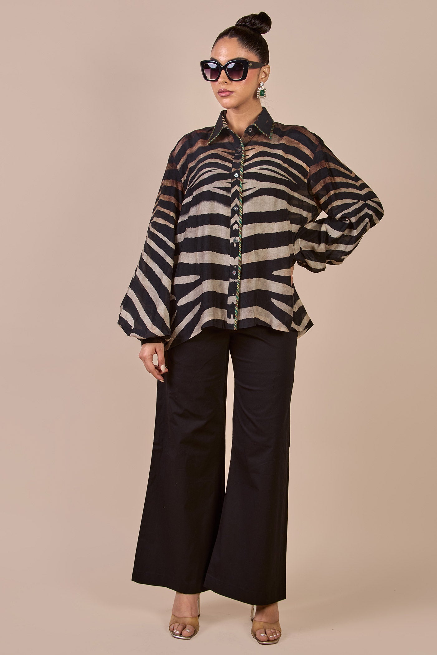 Zebra Print Long Top | CHHĒ