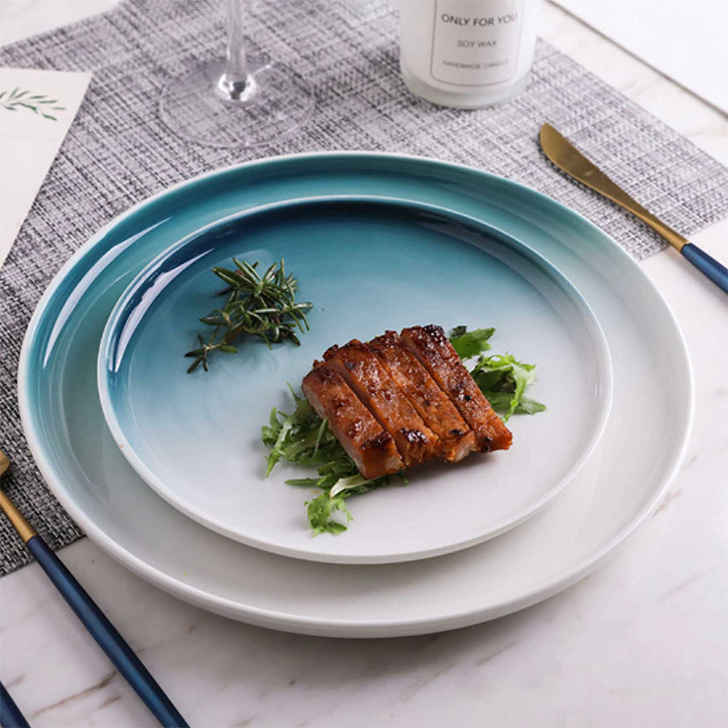 Navy Blue Snack Plate