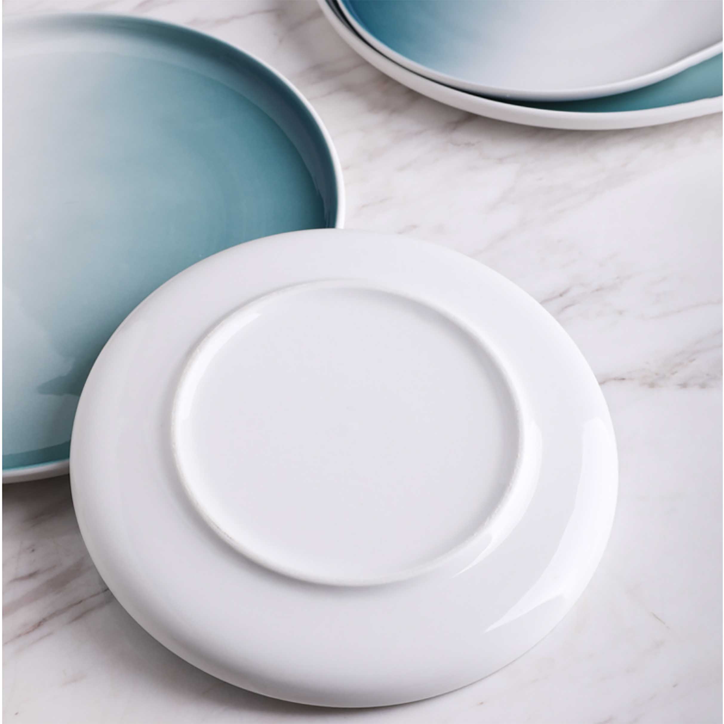 Navy Blue Snack Plate