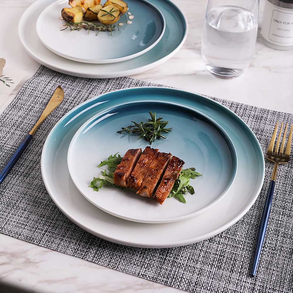 Navy Blue Snack Plate