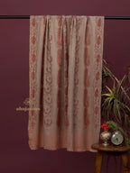 Classic Cashmina Shawl with Jaal Pattern in Beige
