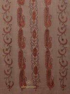 Classic Cashmina Shawl with Jaal Pattern in Beige