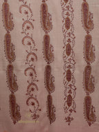 Classic Cashmina Shawl with Jaal Pattern in Beige