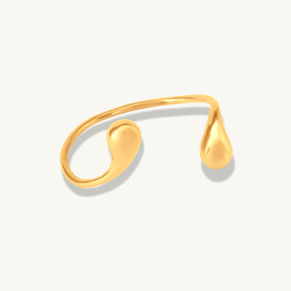 Droplet Duo Statement Cuff