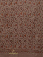 Classic Cashmina Shawl with Jaal Pattern in Beige