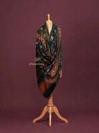 Elegant Cashmina Shawl with Jaal Pattern in Multi