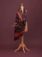 Elegant Cashmina Shawl with Jaal Pattern in Multi