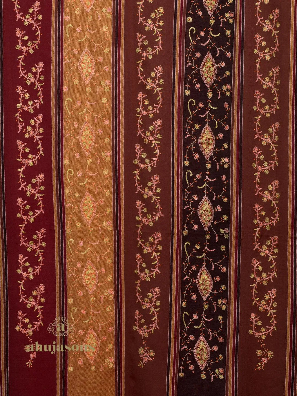 Classic Cashmina Shawl with Jaal Pattern in Multi